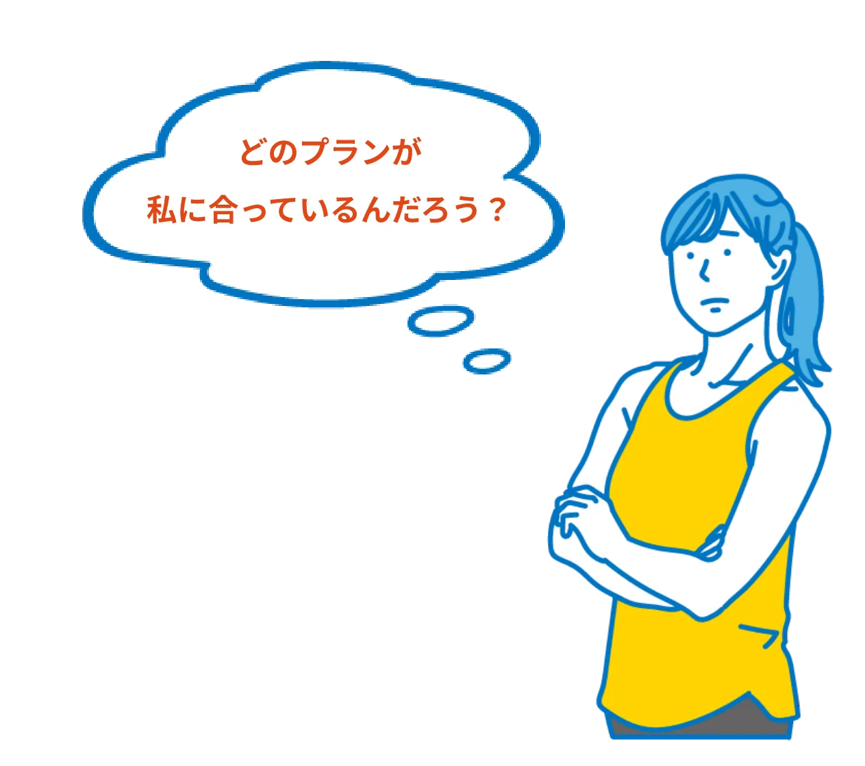 どのプランが私に合っているんだろう？